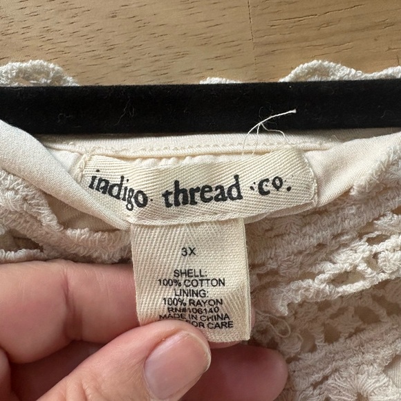 Indigo thread top - Picture 5 of 7